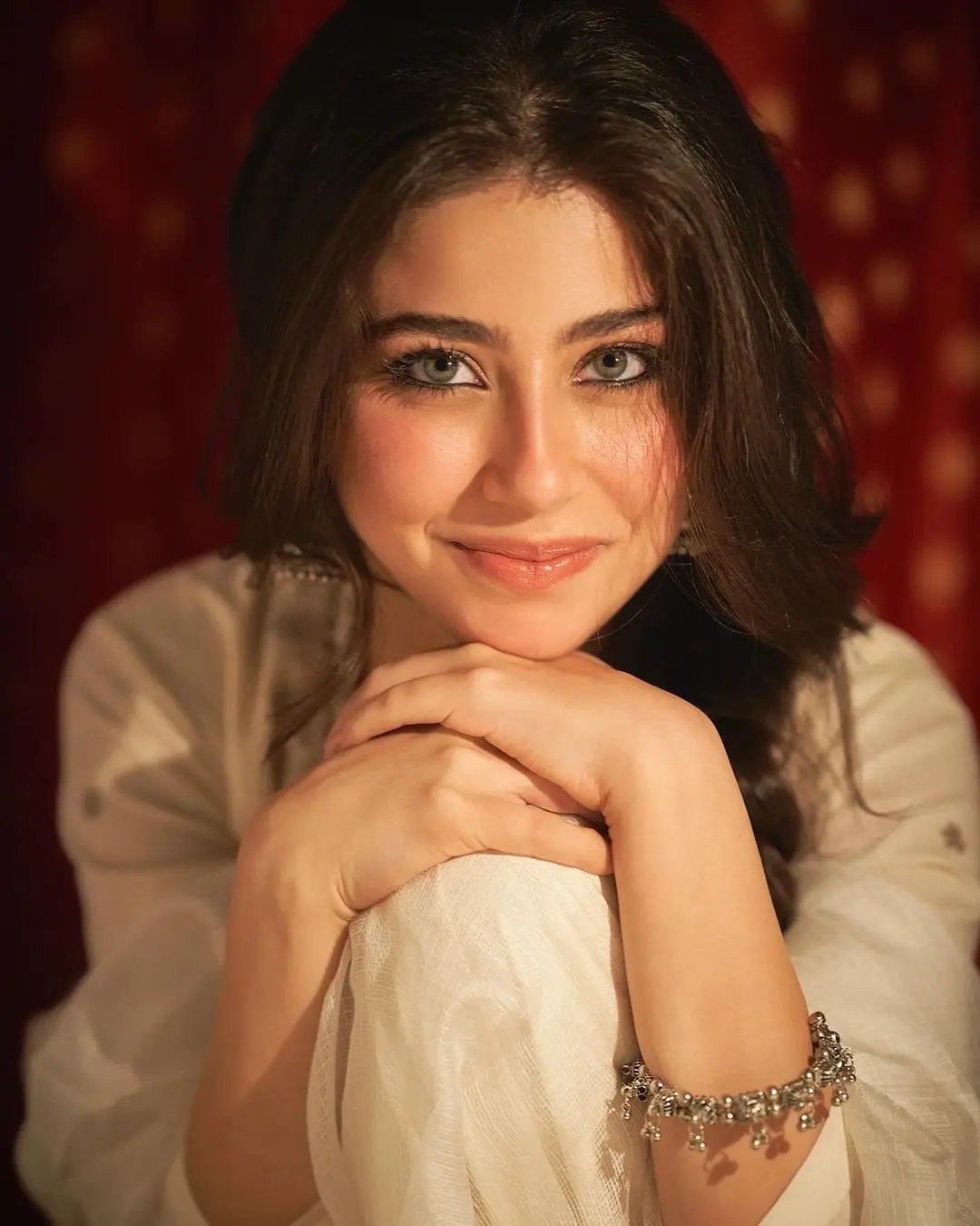 HINDI TV ACTRESS ADITI BHATIA IN BEAUTIFUL WHITE GOWN